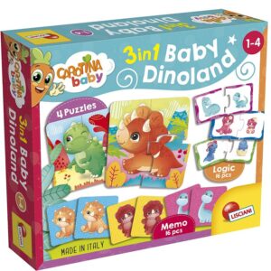 Едукативна сложувалка Baby Dino 3D Lisciani