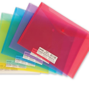 Папка со копче А4 - виолетова