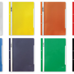 Папка со механизам, со 2 перфорации - бела