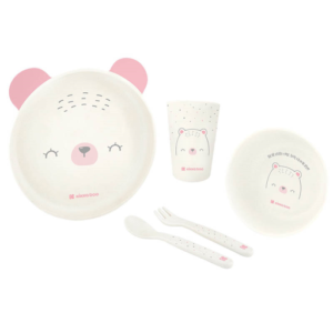 СЕТ ЗА ХРАНЕЊЕ БЕАР ВИТ МИ РОЗЕВ КИКАБУ