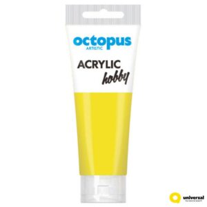 Акрилна боја 75мл octopus Хоби Lemon Yellow